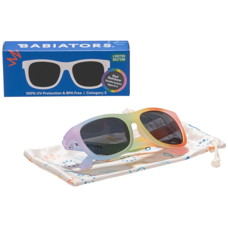 Baby and Kids Rad Rainbow Navigator Sunglasses: Ages 3-5