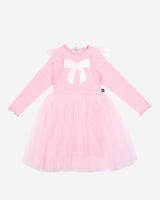 Frill Bow Tutu Dress: Red / 10