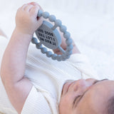 Dogs Out Happy Teether: Gray