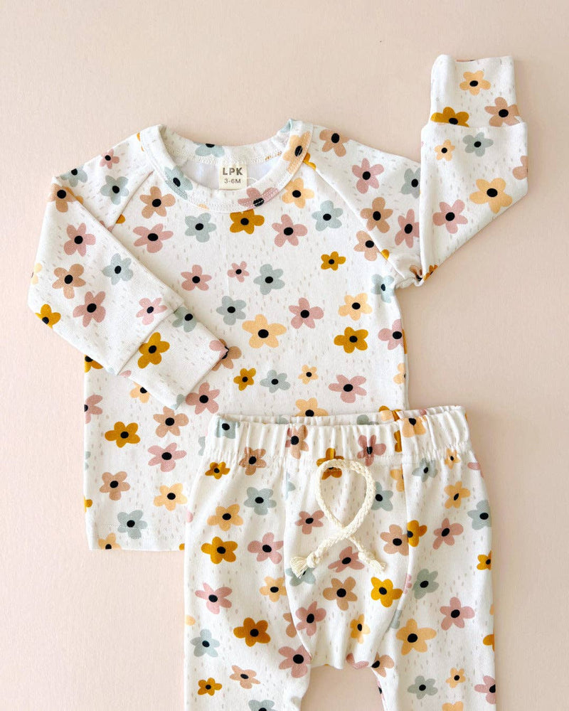 Lounge Set Baby Kids | Floral: 0-3M