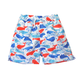Kids UPF50+ Wesley Swim Trunks with Mesh Liner for Boys: Octo-Pop / 6M