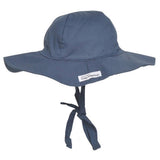 Kids UPF50+ Girls and Boys Floppy Sun Hat: Chambray
