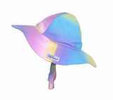 Kids UPF50+ Girls and Boys Floppy Sun Hat: Chambray