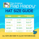 Kids UPF50+ Girls and Boys Floppy Sun Hat: Chambray