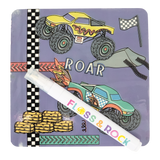 Color-changing water cards featuring cars by Floss and Rock, showing vibrant, playful designs with water-reactive image effects.