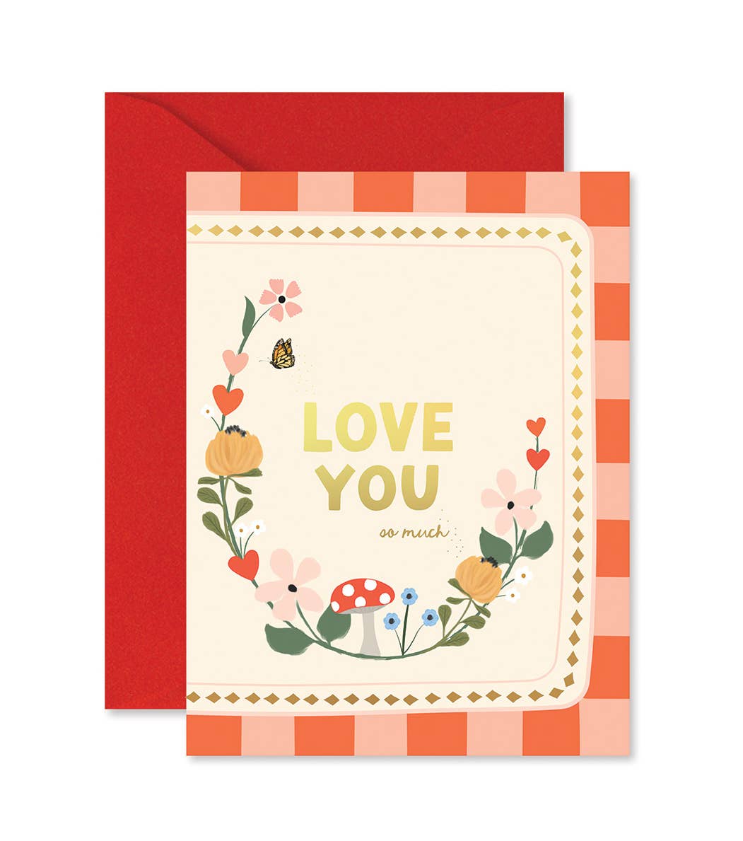 Groovy Love Greeting Card