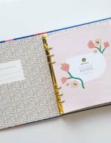Wavy Daisy Perpetual Planner, Non Dated
