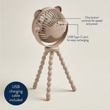 Itzy Breeze 3-Speed Stroller Fan by Itzy Ritzy, compact fan with adjustable speeds, designed to keep your baby cool in the stroller.