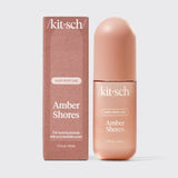 KITSCH Amber Shores Hair Perfume bottle with floral and amber accents, elegant design for fragrant hair styling.