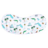 Unisex Florida Baby Burp and Bib Combo by Little Hometown, featuring colorful Florida-themed patterns for young children.
