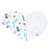 Unisex Florida Baby Burp and Bib Combo by Little Hometown, featuring colorful Florida-themed design for infants.