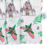 Little Hometown Florida Swaddle Blanket with floral pattern, soft fabric, perfect for newborns and babies.