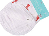 Unisex Heads or Tails burp cloth and bib set by Little Hometown, featuring playful design for babies.