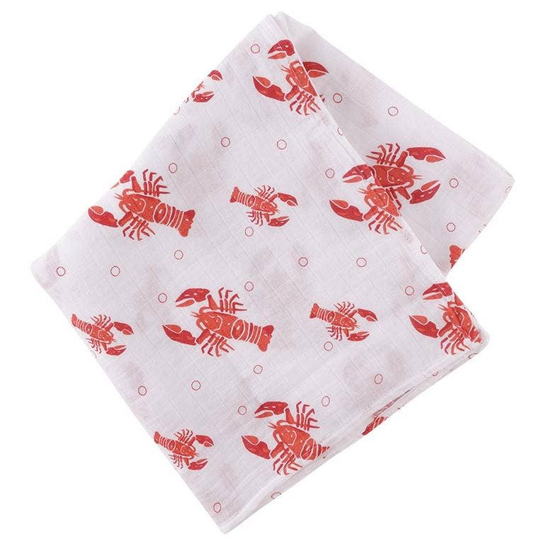 Unisex Heads or Tails swaddle blanket by Little Hometown featuring playful game-inspired print on soft fabric.