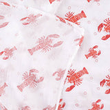Unisex Heads or Tails swaddle blanket by Little Hometown featuring playful, gender-neutral design in soft fabric.