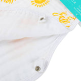 Unisex Hey Y'all burp and bib combo by Little Hometown, featuring a cute, colorful design for babies' feeding time.