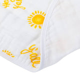 Unisex Hey Y'all burp and bib combo by Little Hometown, featuring colorful, soft fabric with playful design and adjustable closures.