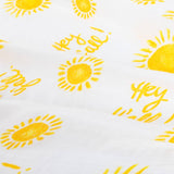 Unisex Hey Y’all Swaddle Blanket by Little Hometown showing soft fabric and simple design for cozy baby wrapping.