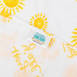 Unisex Hey Y’all Swaddle Blanket by Little Hometown, soft fabric with cheerful design, perfect for wrapping a baby.
