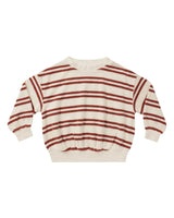 Sweatshirt In Red Stripe