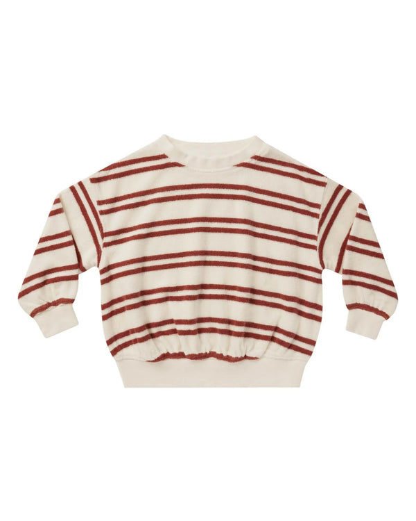 Sweatshirt In Red Stripe