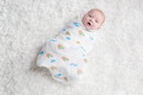 Classic Muslin Swaddle - Rainbow Sky