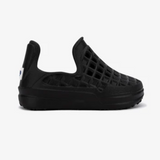 Scenario Kids Lusso Cloud Jet Black shoes with black leather and stylish design, suitable for children.