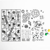 Silicone Reusable Coloring Tablemat for Kids - Space Games