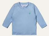 UFP 50+ Recycled Polyester Placid Blue Kid Rashguard