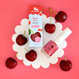 20 FREE Water Based Scented Scratch Off Kids Nail Polish: Cherry Berry - Bright Pink