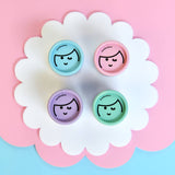 Kids Eco Natural Pressed Eyeshadow & Blush: Pink Eyeshadow