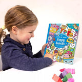 Color-in' Book: Happy Snacks coloring book by OOLY featuring fun snack illustrations for kids to color and enjoy.