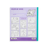 Color-in' Book: Outrageous Ocean by OOLY featuring vibrant ocean-themed illustrations for kids to color.