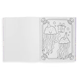 Color-in' Book: Outrageous Ocean by OOLY featuring ocean-themed illustrations for creative coloring.