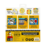 OOLY x Peanuts DIY Shrink Art Kit with colorful supplies and Peanuts characters for creative shrink plastic projects.
