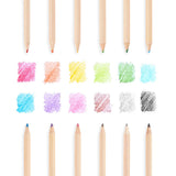 OOLY Un-Mistake-Ables erasable colored pencils set with vibrant, easy-to-erase colors on smooth paper.