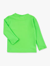 Baby Boys Neon Lime Long Sleeve Rash Guard: Green
