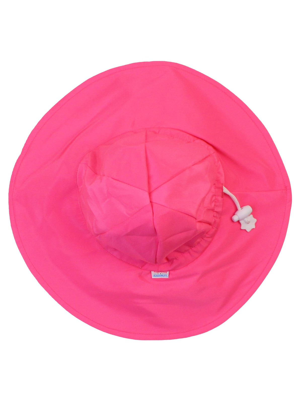 Kids Neon Magenta Sun Protective Hat: Pink / 6-12m