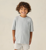Baby's relaxed seas the day tee by Rylee & Cru in soft fabric, featuring a nautical-inspired print and comfortable fit.