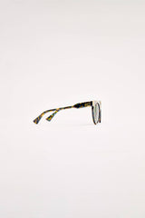 SARDINE Aster Abalone Rizz sunglasses with round frames and colorful abalone pattern, stylish eyewear for sun protection.