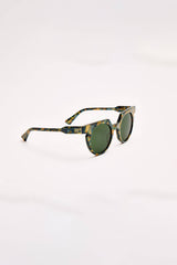 SARDINE Aster Abalone Rizz sunglasses with round frames and abalone detail, stylish eyewear for a modern look.