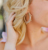 City Girl Jewel Hoop