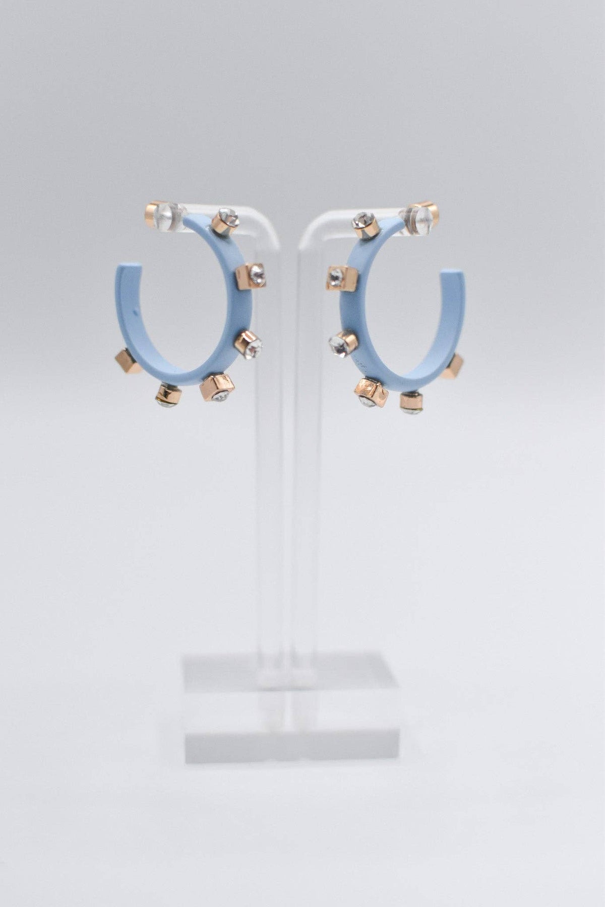 Matte Metal Hoop - Blue