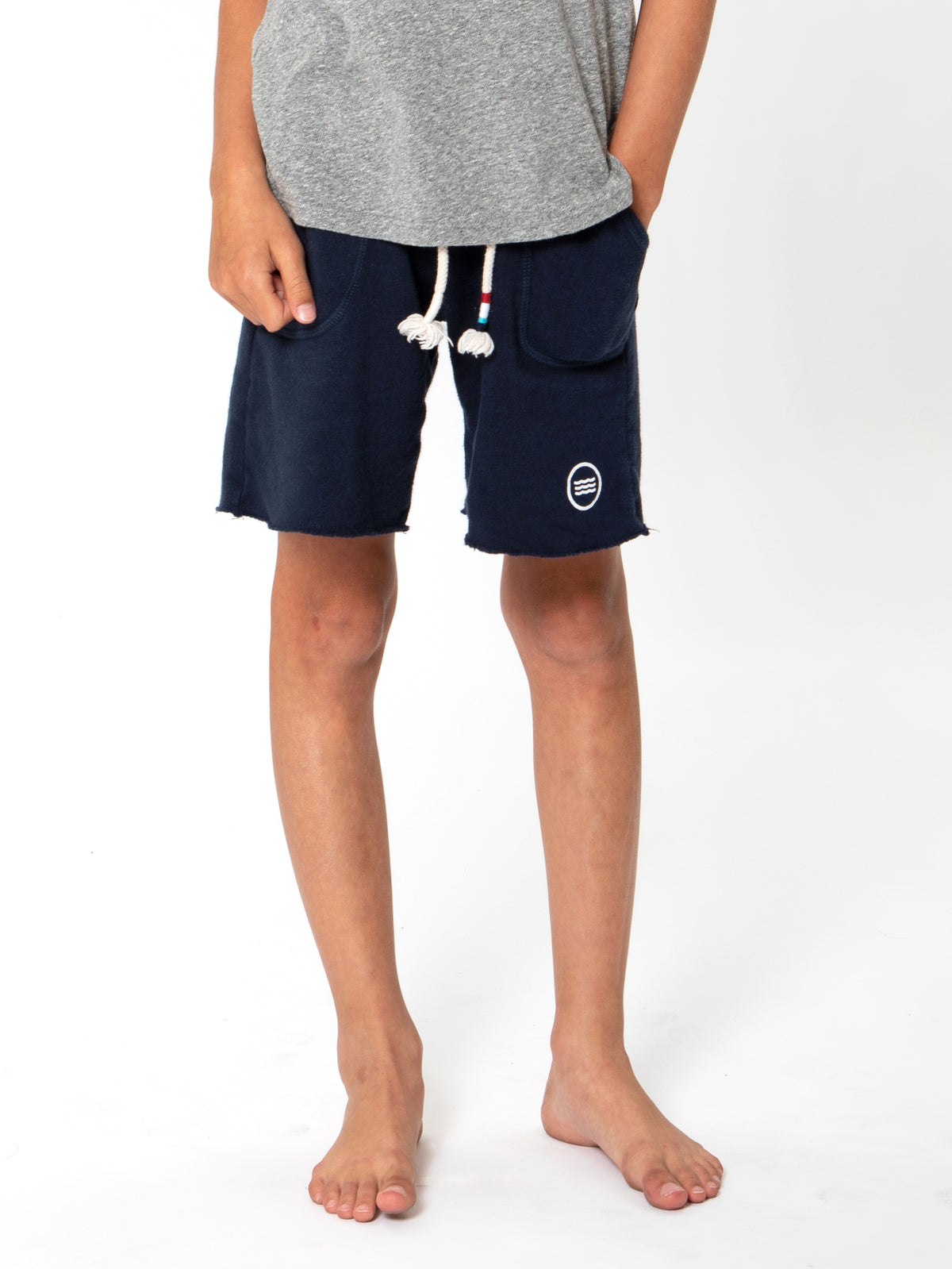 Waves Boy Short Indigo