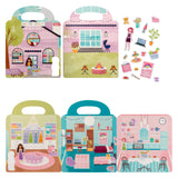 Reusable Sticker Book City by Stephen Joseph Gifts with colorful cityscape stickers for kids' creative play.