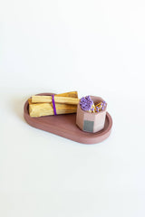 Candle Tray set 3-Piece Palo Santo: Navy