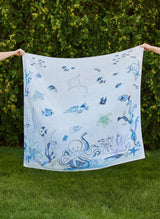 Under the Sea Shawl Blanket: Multi