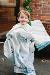Under the Sea Shawl Blanket: Multi