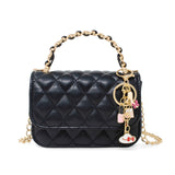 Girl's Classic Link Chain Top Handle Handbag: White