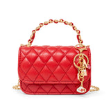 Girl's Classic Link Chain Top Handle Handbag: White